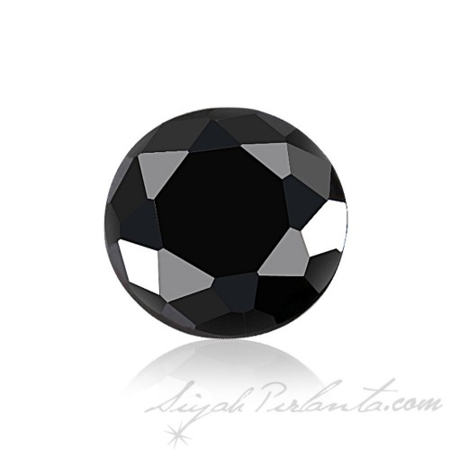 2.44 Ct 9.52 X 3.05 mm AAA kalite pırlanta kesim siyah pırlanta taş