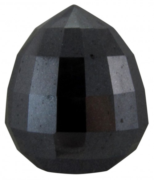 40.98 Ct 19.38 X 17.06 mm AA Kalite Damla Kesim Pırlanta Facetli Siyah pırlanta Taş