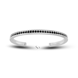 2.72 Karat Siyah Pırlanta Erkek Bileklik 2