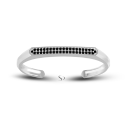 1.69 Karat Siyah Pırlanta Erkek Bileklik 2