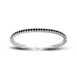 2.33 Karat Siyah Pırlanta Kadın Bileklik 2