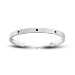 0.39 Karat Siyah Pırlanta Kadın Bileklik 2