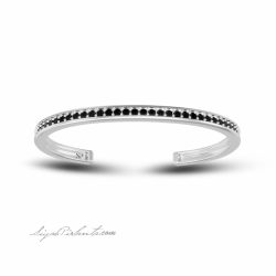 2.72 Karat Siyah Pırlanta Erkek Bileklik 2