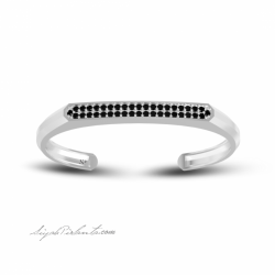 1.69 Karat Siyah Pırlanta Erkek Bileklik 2