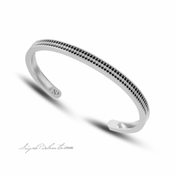 1.40 Karat Siyah Pırlanta Erkek Bileklik 1