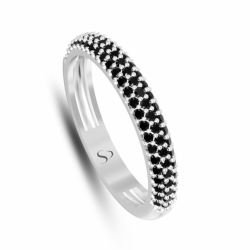 0.52 Karat Siyah Pırlanta Kadın Yüzük 2